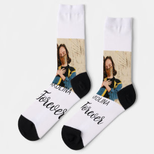 Calcetines Love Forever LGbtq pareja orgullo agregar nombre d