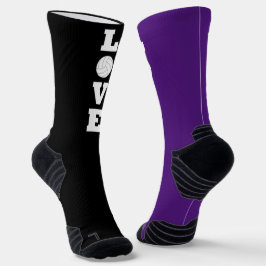 Calcetines LOVE Voleibol Personalizado Equipo Colores Deporte