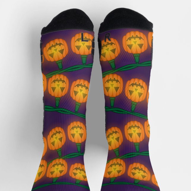 Calcetines Luces de Calabaza de Jack (Arriba)