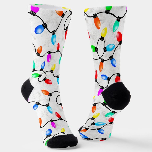 Calcetines Luces de Navidad en la Nieve (Angular)