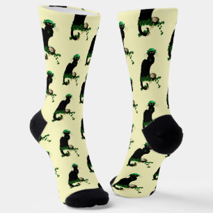Calcetines Lucky Le Chat Noir St. Patrick's Day
