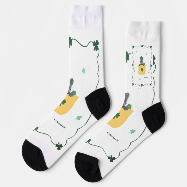 Calcetines Lucky Shamrock Scottie (Izquierda)