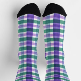 Calcetines Lucky Stripe Plaid