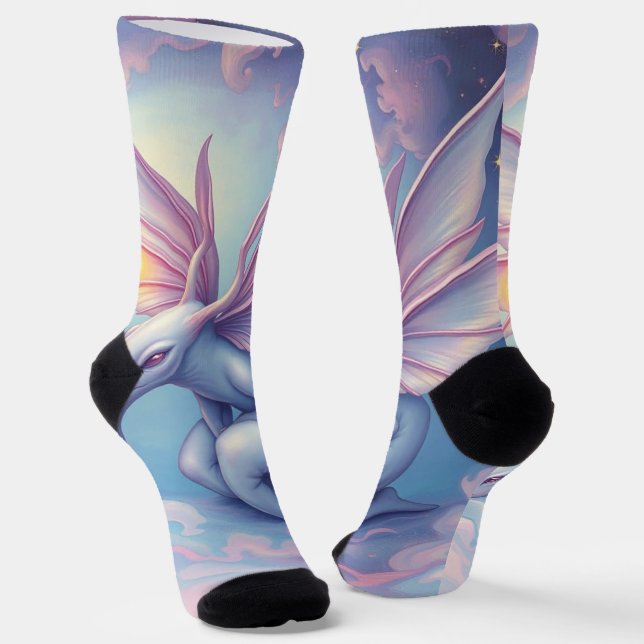 Calcetines „Lunara – Die Träumerin des Himmels“ (Angular)