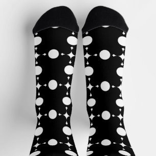 Calcetines Lunares Blancos, Patrón de Lunares, Lunares, Punte