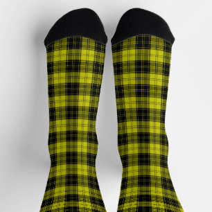 Calcetines Macachlan tartan amarillo chapa