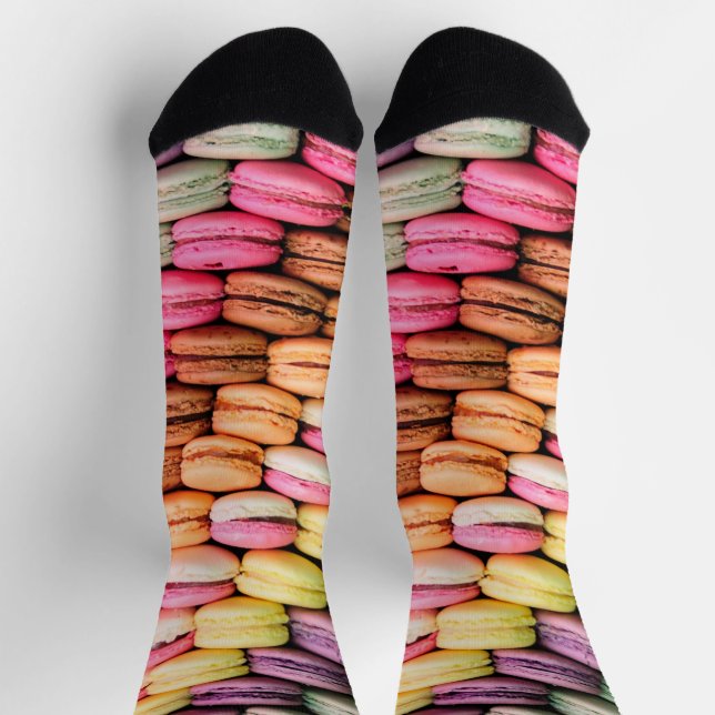 Calcetines Macarrones Coloridos Extravagantes (Arriba)