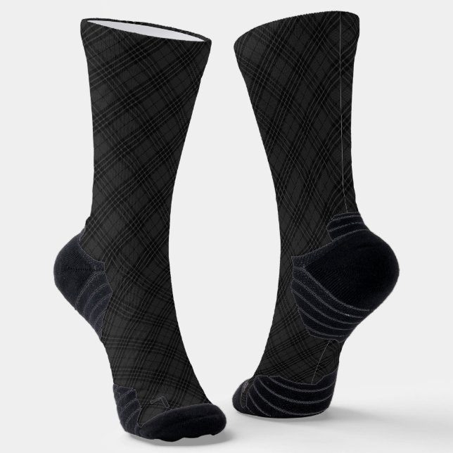 Calcetines MacKay Marled Tartan Plaid Scottish Pattern (Angular)