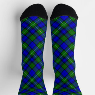Calcetines MacKenzie tartan dorada verde azul