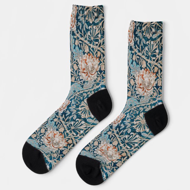 Calcetines Madreselva, William Morris (Izquierda)