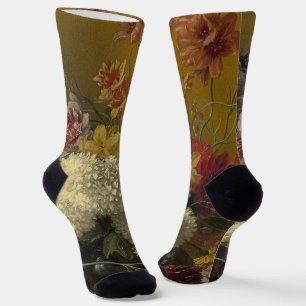 Calcetines Maestro Floral Holandés Antiguo Georgius van Os 18