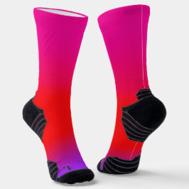 Calcetines Magenta Red Purple Ombre Feliz