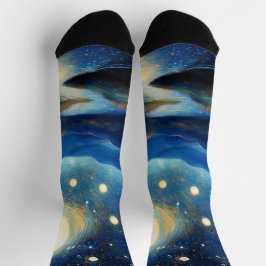 Calcetines Majestic Cottage Under Moon