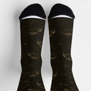 Calcetines Majestic Eagle Head Seamless Pattern