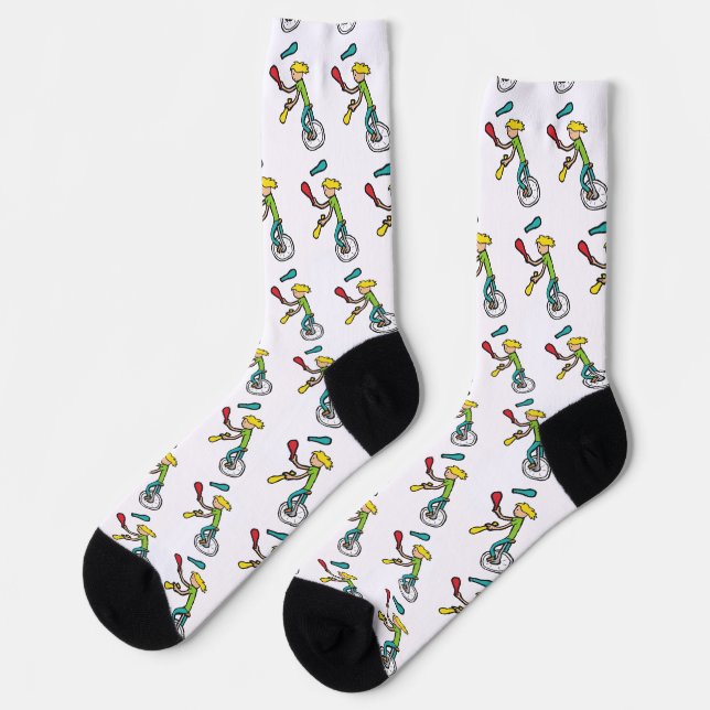 Calcetines Malabarista en monociclo (Izquierda)