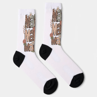 Calcetines "Mama" florales retro - regalo lindo pa