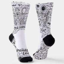 Calcetines "Mamá Nuestra Luz Guiadora" de Arte Doo