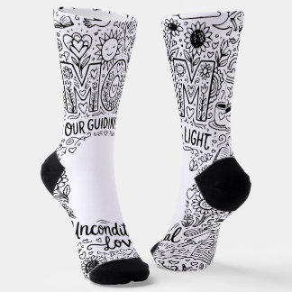 Calcetines "Mamá Nuestra Luz Guiadora" de Arte Doo