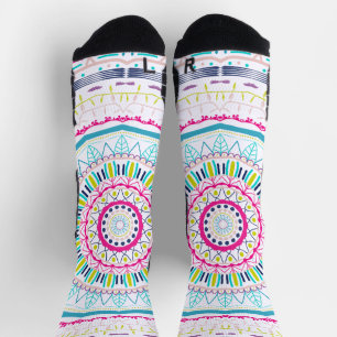 Calcetines mandala colorido
