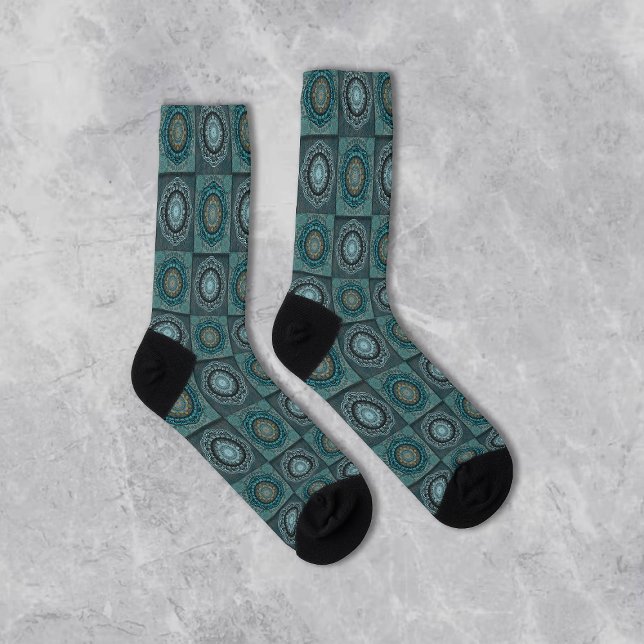 Calcetines Mandala de los ojos psicodélicos de los gigaches p (Subido por el creador)