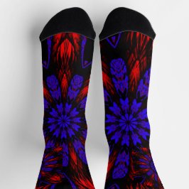Calcetines Mandala Suroeste Hippie Boho Moda Bohemias
