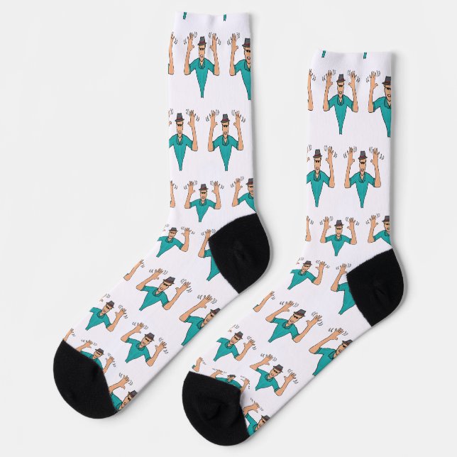 Calcetines Manos de Jazz (Izquierda)