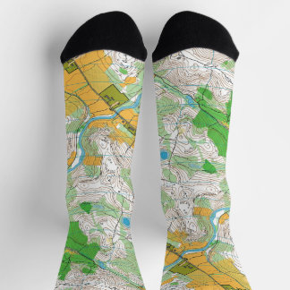 Calcetines - Mapa de orienteering1