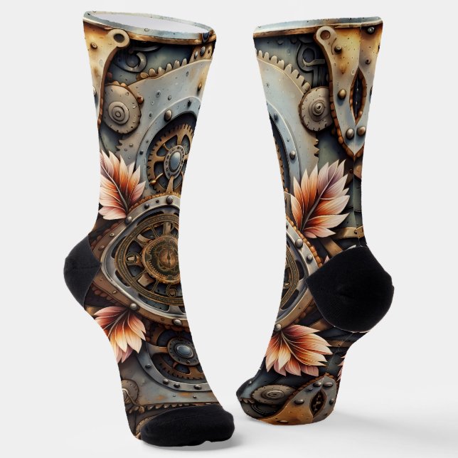 Calcetines Maravilloso diseño de steampunk (Angular)