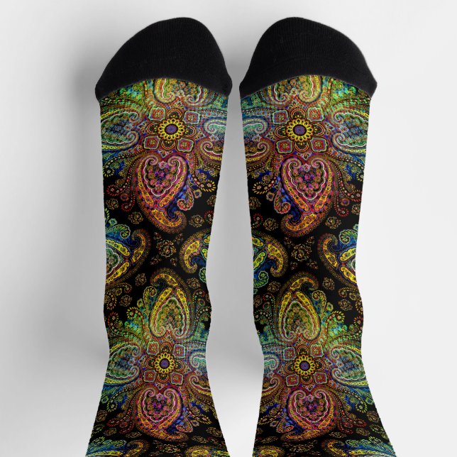 Calcetines Maravilloso Paisley Magico (Arriba)