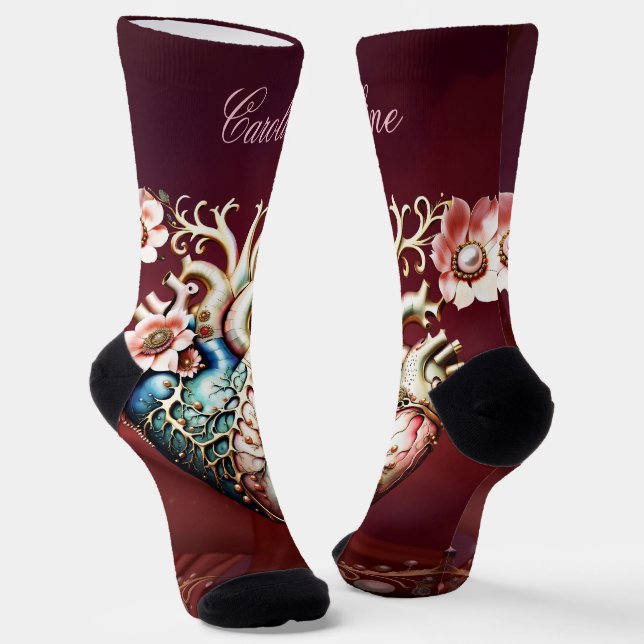Calcetines Maravilloso y elegante corazón noble. (Angular)