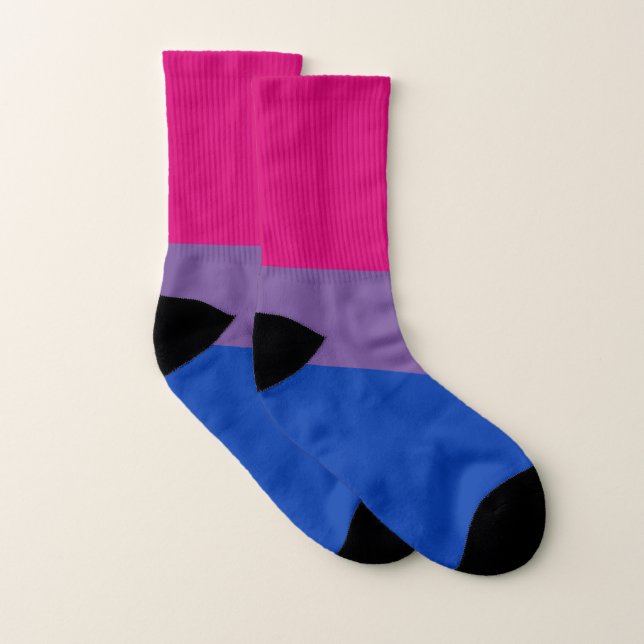 Calcetines Marca de orgullo bisexual (Par)