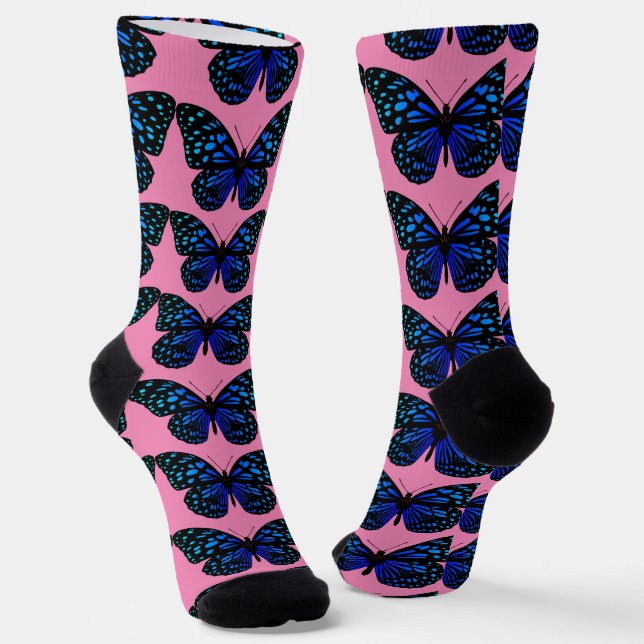 Calcetines Mariposa azul Thunder_Cove (Angular)