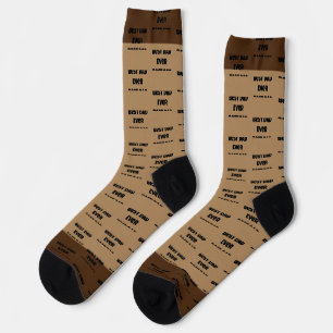 Calcetines Marrón de logotipos