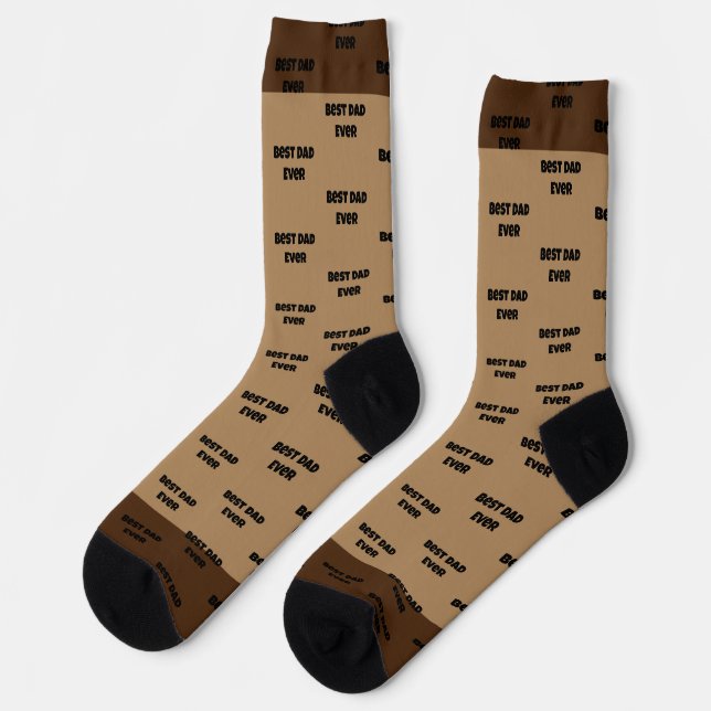 Calcetines Marrón de logotipos (Izquierda)