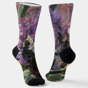 Calcetines Mary Cassatt - Lilacs en una ventana