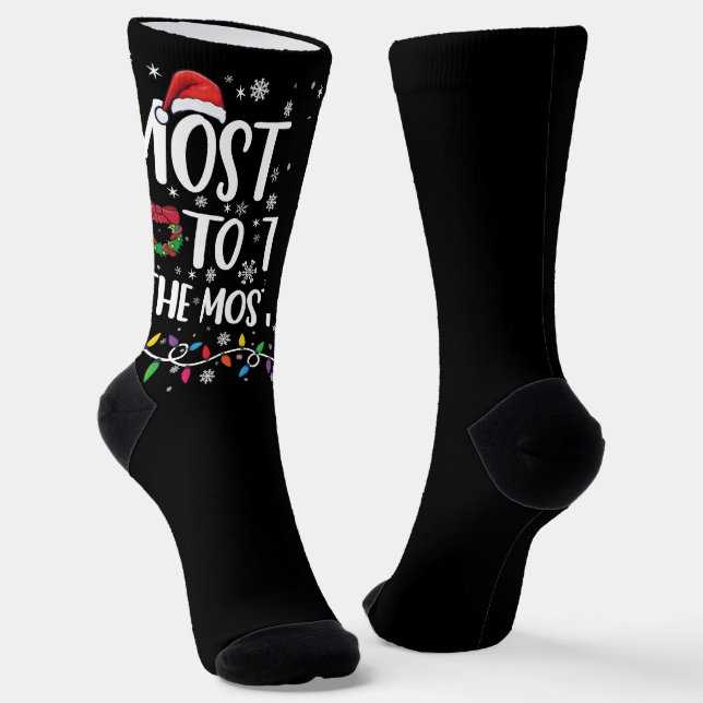 Calcetines Más Probable Que Tome Más Selfies Navidad (Angular)