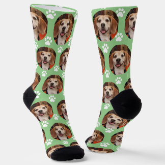 Calcetines Mascota lindo foto y pintura imprimen gato enmasca