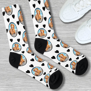 Calcetines Mascota Perro Lindo Foto Personalizada