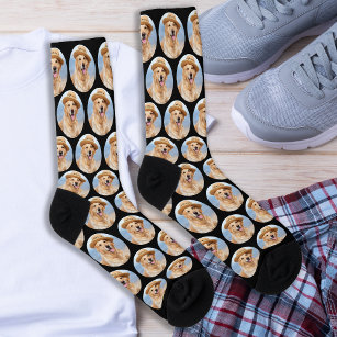 Calcetines Mascota personalizado Collage de fotos Trama de pe