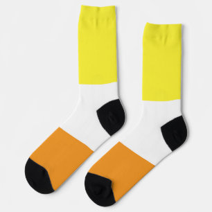 Calcetines Maverique Naranja Amarillo Blanco strip LGBT