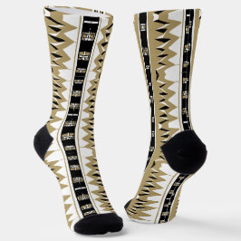 Calcetines Maz Afrofuturista Pattern Gold