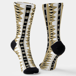 Calcetines Maz Afrofuturista Pattern Gold