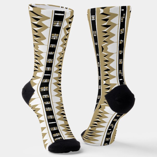 Calcetines Maz Afrofuturista Pattern Gold (Angular)