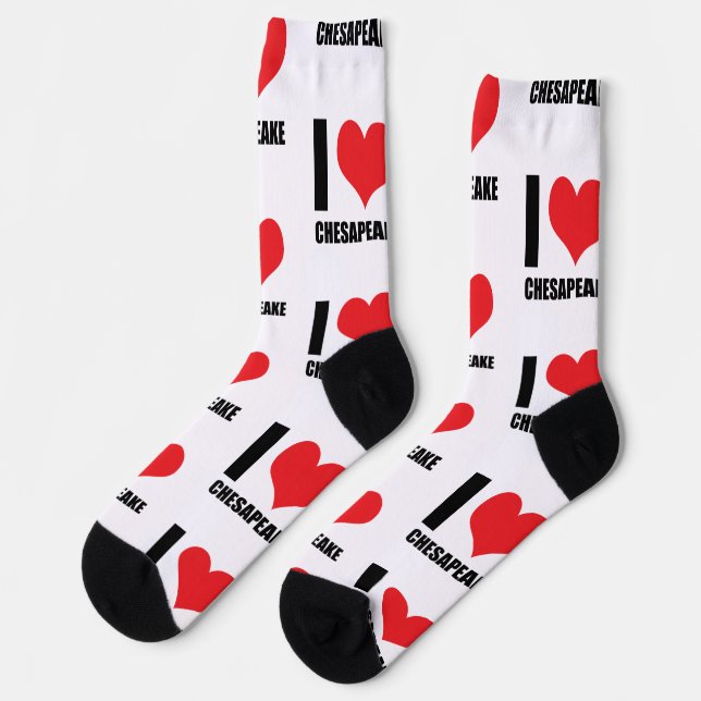 Calcetines Me encanta Chesapeake (Izquierda)