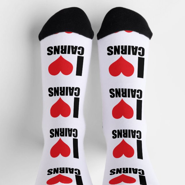 Calcetines Me encantan los Cairns (Arriba)