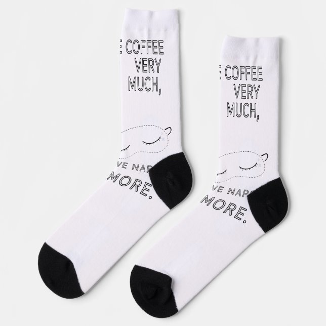 CALCETINES ME GUSTA MUCHO EL CAFÉ (Izquierda)
