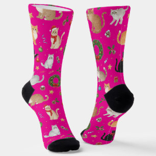 Calcetines Medias de gatos Kawaii lindos y decoraciones de Na