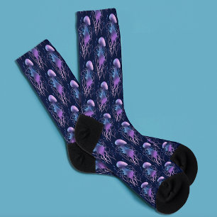 Calcetines Medusa Etérea Violeta Azul