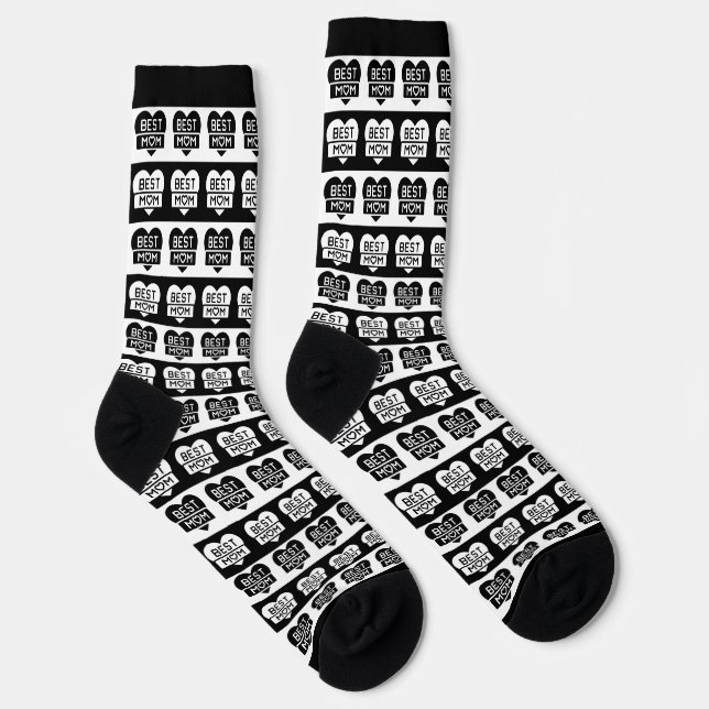 CALCETINES MEJOR BLANCA Y NEGRO EDITABLE MODERNA MOM (Derecha)