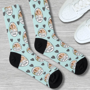 Calcetines Mejor Mamá Foto Personalizada Día de las Madres